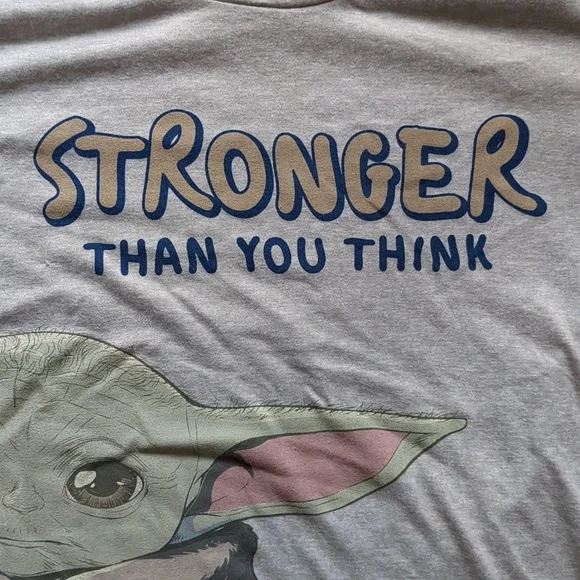 Women's S Grogu Baby Yoda Star Wars Sleep Shirt Women's Size Small Adult - Picture 3 of 5